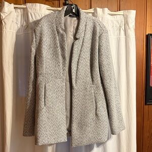 Vici Gray Herringbone Blazer